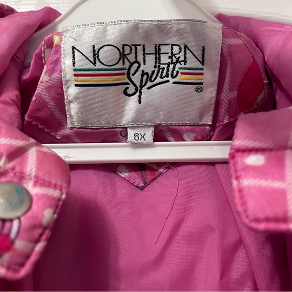 Pink Girl fall & winter coat size 6X - Picture 3 of 7